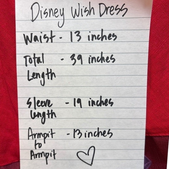 Disney Wish Dahlia Baker Dress Costume Cosplay Child Size 7 8 Halloween Princess - Picture 4 of 16